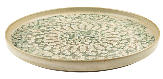 Esmeralda Teller 25cm gerader Rand